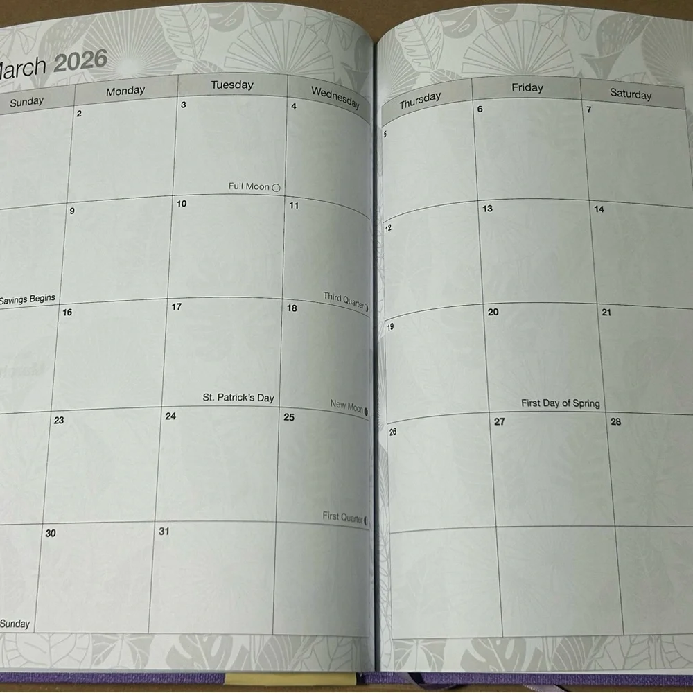 Sorrento Press Purple 18-Month Weekly Planner